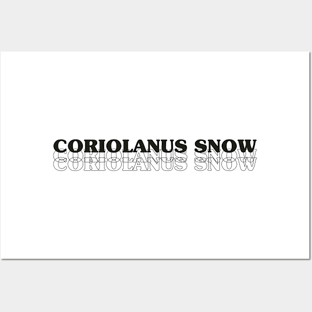 Coriolanus Snow hunger games Wall Art by pump logos